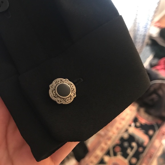 Modern tailored utility jumpsuit w/ longsleeve - Picture 3 of 4